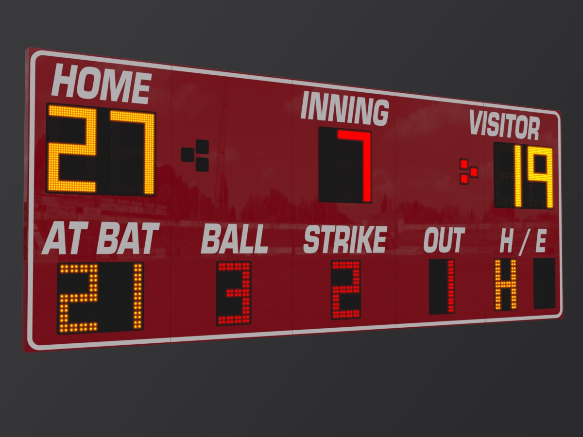 Watchfire Baseball Softball Scoreboard WF-BA-9220